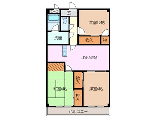 阿漕駅 徒歩27分 2階の物件間取画像